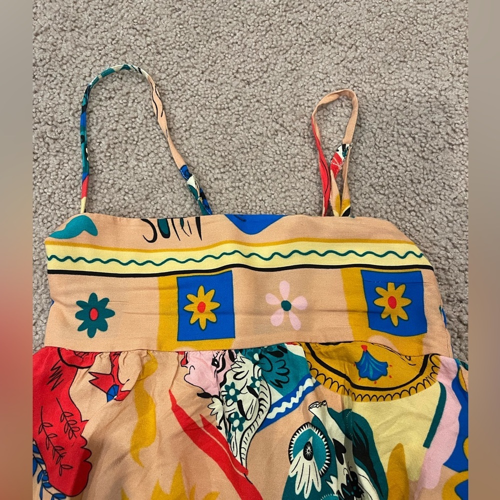 Colorful Anthropologie Style Midi Dress